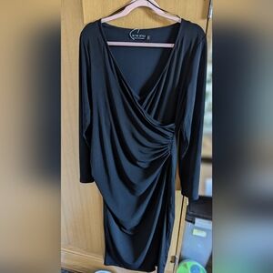 Magic Sculpt Black Dress - In The Style